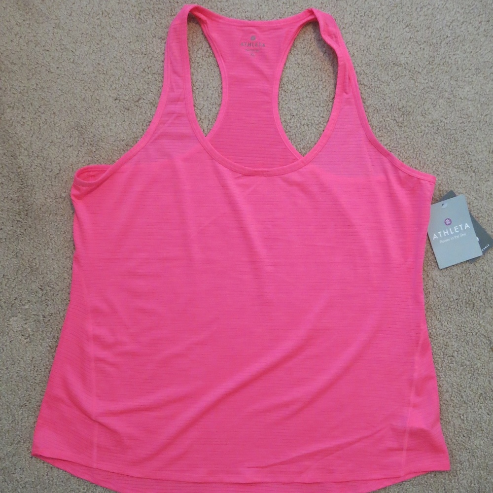 NWT Athleta Shadow Stripe Chi Tank